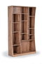 GINER Y COLOMER Bibliothèque en Bois d'Acacia Naturelle - 200 cm de Haut x 120 cm de Large - Meuble à Assembler avec Grand Espace de Rangement